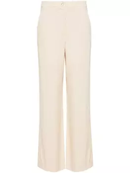 Claudie Pierlot брюки палаццо с завышенной талией, нейтральный цвет
