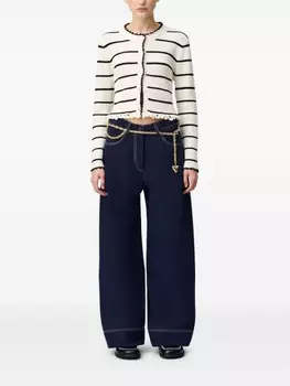 Claudie Pierlot брюки широкого кроя, синий