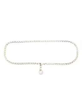 Claudie Pierlot цепочный ремень с логотипом, золотистый