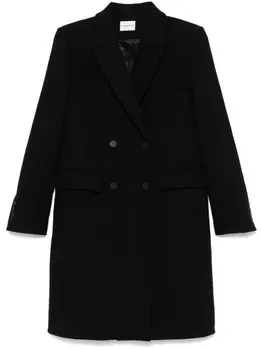Claudie Pierlot двубортное пальто, черный