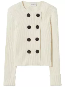 Claudie Pierlot двубортный кардиган, нейтральный