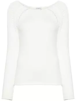 Claudie Pierlot джемпер крупной вязки, белый