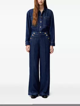 Claudie Pierlot джинсовая рубашка, синий