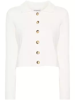 Claudie Pierlot фактурный кардиган, белый