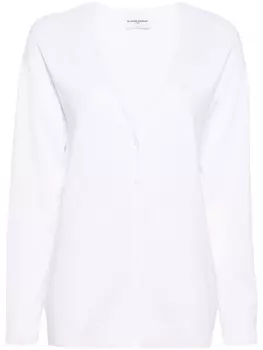 Claudie Pierlot кардиган на пуговицах с V-образным вырезом, белый