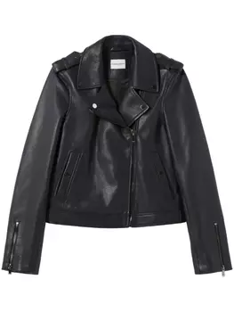 Claudie Pierlot кожаная куртка, синий