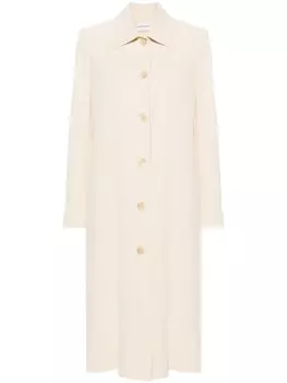Claudie Pierlot однобортное пальто, нейтральный цвет