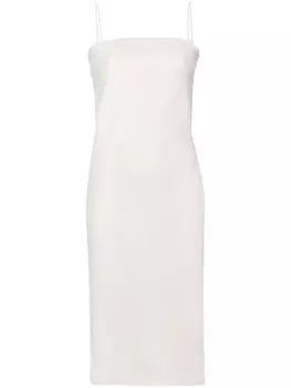 Claudie Pierlot платье-комбинация длины миди, белый
