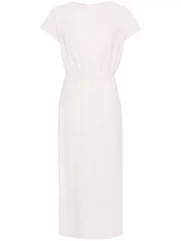 Claudie Pierlot платье макси в клетку, нейтральный цвет