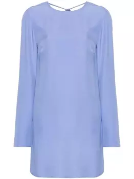Claudie Pierlot платье мини с открытой спиной, синий