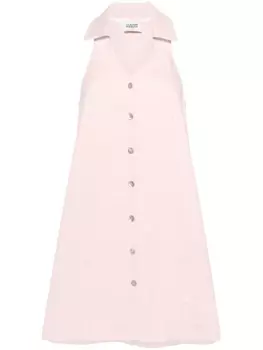 Claudie Pierlot платье мини с V-образным вырезом, розовый