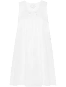 Claudie Pierlot платье-рубашка из сирсакера, белый