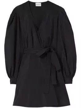 Claudie Pierlot платье с V-образным вырезом, черный