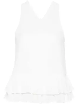 Claudie Pierlot плиссированная блузка, белый