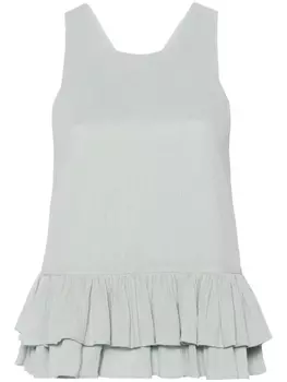 Claudie Pierlot плиссированная блузка, зеленый