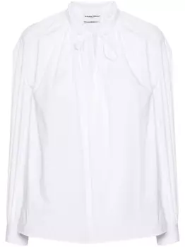 Claudie Pierlot поплиновая рубашка с завязками, белый