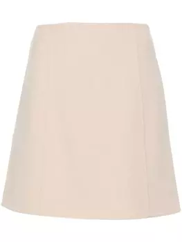 Claudie Pierlot прямая мини-юбка, нейтральный цвет