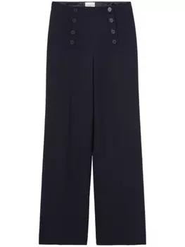 Claudie Pierlot прямые брюки, синий