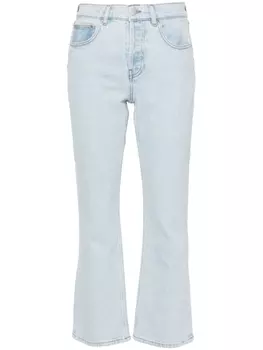 Claudie Pierlot расклешенные джинсы Louis средней посадки, синий