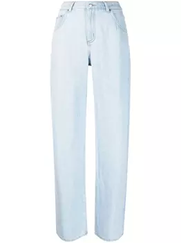 Claudie Pierlot широкие джинсы средней посадки, синий