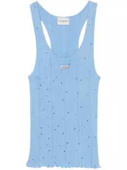 Claudie Pierlot топ с аппликацией, синий