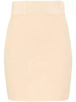 Claudie Pierlot трикотажная юбка Maniabis, нейтральный цвет