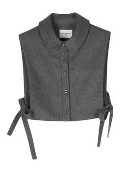 Claudie Pierlot трикотажный съемный воротник, серый