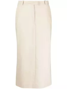 Claudie Pierlot юбка-карандаш с завышенной талией, коричневый