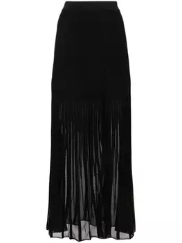 Claudie Pierlot юбка с запахом, черный