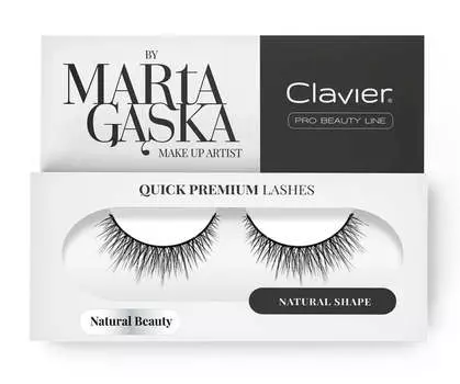 Clavier Накладные ресницы Quick Premium Lashes Natural Beauty 827