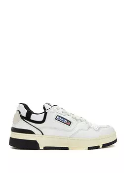 Clc бело-черные мужские кожаные кроссовки с логотипом Autry