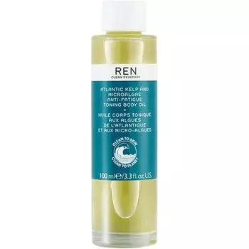 Clean Skincare Атлантические водоросли и микроводоросли, тонизирующее масло для тела против усталости, 100 мл, Ren