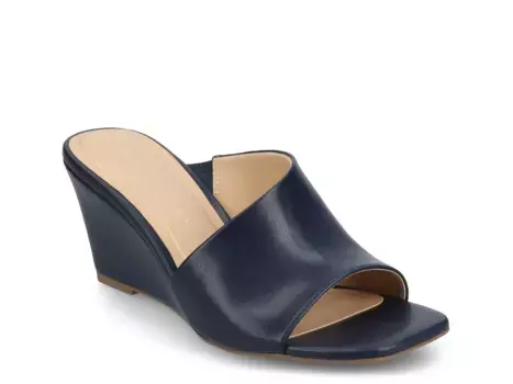 Clementine Wedge Сандалии Journee, Navy