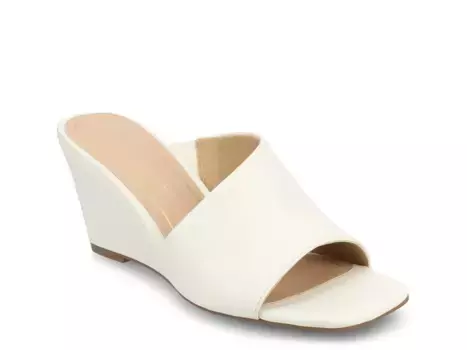 Clementine Wedge Сандалии Journee, White