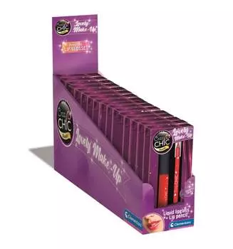 Clementoni, блеск для губ и карандаш для губ, сумасшедший шик для королевы вечеринок 18192