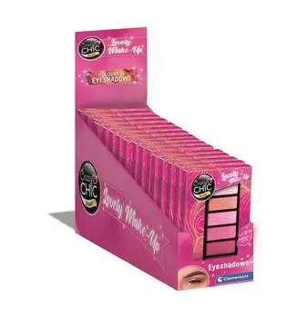 Clementoni, палетка теней для век Pink Power Crazy Chic 18181