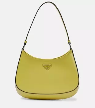 Cleo Маленькая кожаная сумка через плечо Prada, Cedro