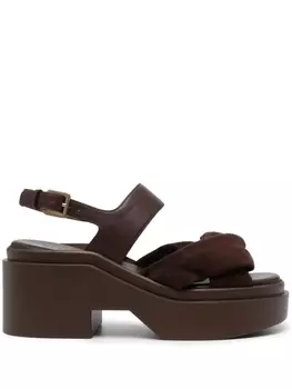 Clergerie босоножки Novia 75, коричневый