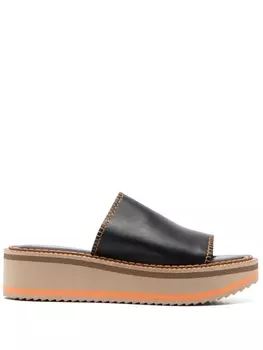 Clergerie мюли на платформе, черный