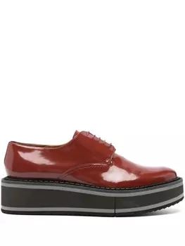 Clergerie туфли дерби Brook, красный