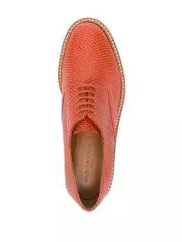 Clergerie туфли дерби Brook, оранжевый