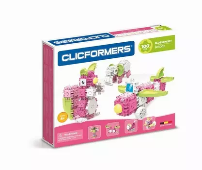 Clics Toys, clics clicformers 100 цветочных строительных блоков