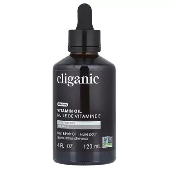 Cliganic, Масло с витамином E, 120000 МЕ, 120 мл (4 жидк. Унции)
