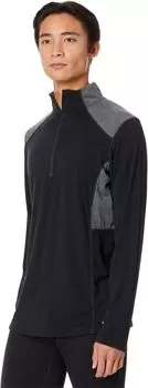 Clima-Шерсть Zip-T Hot Chillys, цвет Black/Grey