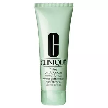 Clinique 7 Day Scrub Cream Rinse-Off Formula водорастворимый крем-пилинг на каждый день 100мл