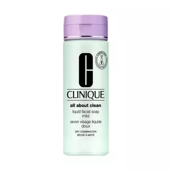 Clinique All About Clean Liquid Facial Soap Мягкое жидкое мыло для лица для комбинированной кожи 200мл