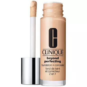Clinique Beyond Perfecting Foundation + Concealer Тональный крем с высокой степенью покрытия и консилер в одном флаконе 04 Creamwhip 30ml