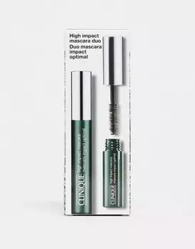 Clinique High Impact Mascara Duo Подарочный набор туши для ресниц Home & Away (скидка 35%)