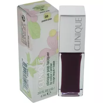 Clinique Lacquer #08 Peace Pop Lip Color + Праймер 0,2 унции