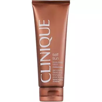 Clinique Self Солнцезащитный тонирующий лосьон для тела для женщин средней/глубокой глубины, 4,2 жидких унции